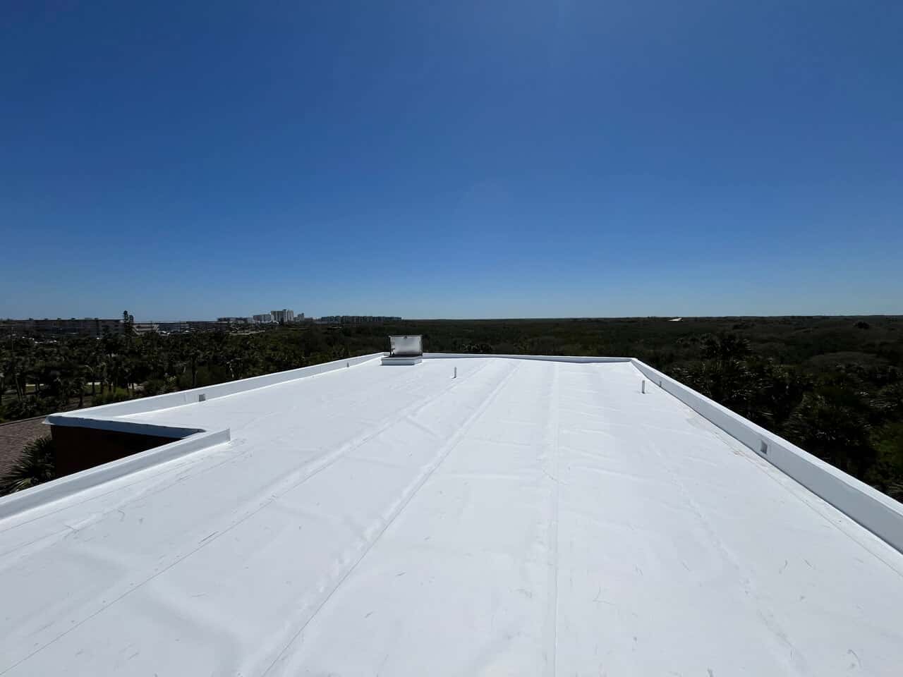 Photo of flat roof installed by The Menke Corp